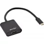 Conversor de vídeo USB InLine, ficha USB-C para conector fêmea HDMI (DP Alt Mode), 4K/60Hz