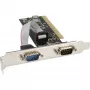 Placa controladora PCI Multi-I/O InLine 2 portas série DB9