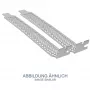 Suporte para chapas PCI / PCI-E InLine perfurado conjunto de 2