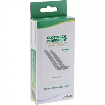 Suporte para chapas PCI / PCI-E InLine perfurado conjunto de 2