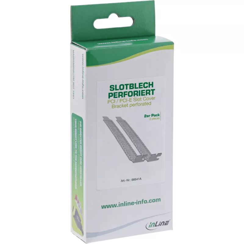 Suporte para chapas PCI / PCI-E InLine perfurado conjunto de 2