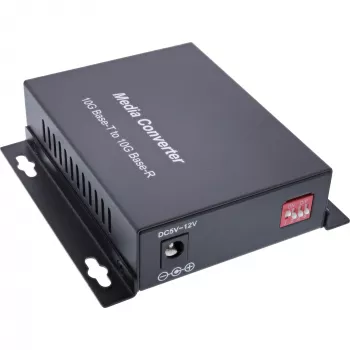 Conversor de mídia de rede InLine 66659E 10000 Mbit/s 850 nm multimodo preto