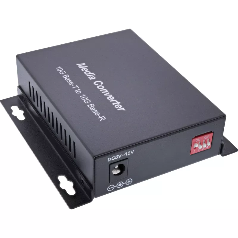 Conversor de mídia de rede InLine 66659E 10000 Mbit/s 850 nm multimodo preto