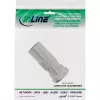 Adaptador coaxial InLine ficha F SAT para ficha IEC antena