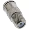 Adaptador InLine F-Quick macho SAT para F fêmea SAT 69923