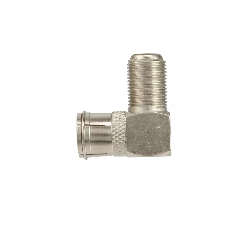 Adaptador InLine F-Quick ficha macho SAT para conector fêmea F SAT em ângulo 69923W