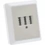 Tomada telefónica de superfície InLine TAE-N/F/N (alemão)