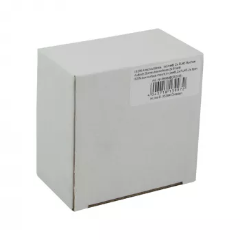 Tomada de parede ISDN InLine 2x conector fêmea RJ45 2x 8 portas 69988B