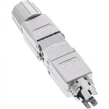 Conector de cabo InLine Cat.6A blindado acoplador sem ferramentas 69992E