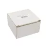 Tomada de rede Cat.5e InLine 2x RJ45 de superfície branco RAL9010