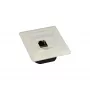 Tomada de ligação Cat.6 InLine 2x conector fêmea RJ45 RAL9010 branco horizontal