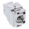 Módulo Snap-In RJ45 Keystone Jack InLine Premium Cat.6a, com tampa de proteção contra pó