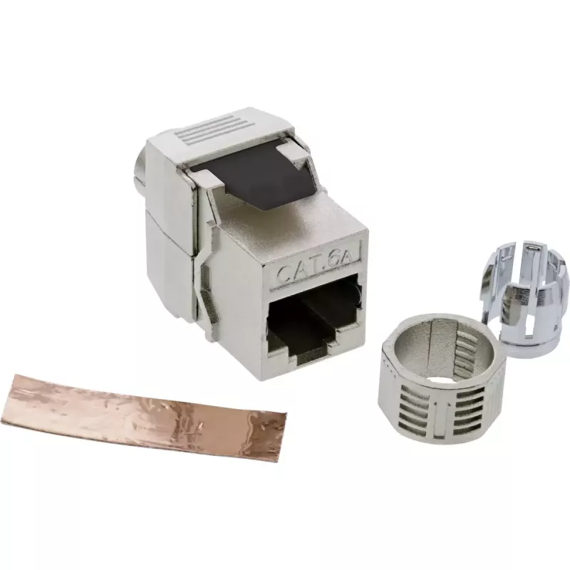 Módulo Snap-In RJ45 Keystone Jack InLine 76202F Cat.6a