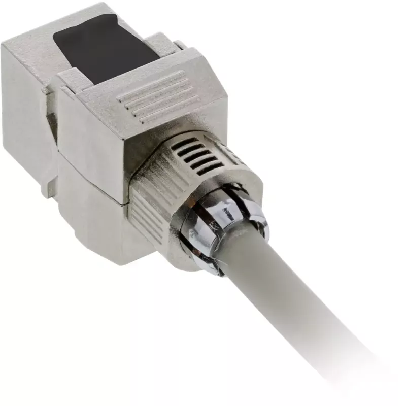 Módulo Snap-In RJ45 Keystone Jack InLine 76202F Cat.6a