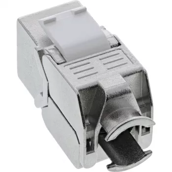 Módulo Snap-In RJ45 Keystone Jack InLine Cat.8.1 plano metálico 1 unid.