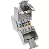 Módulo Snap-In RJ45 Keystone Jack InLine Cat.8.1 plano metálico 1 unid.