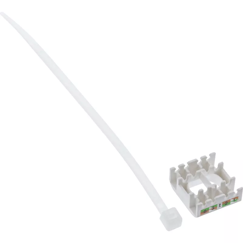 Módulo Snap-In RJ45 Keystone Jack InLine Cat.8.1 plano metálico 1 unid.