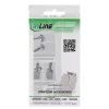 Keystone Jack RJ45 InLine fino, SNAP-In, Cat.6A, abraçadeira de cabo integrada