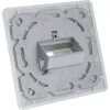 Conjunto de moldura InLine para 2x RJ45 Keystone SNAP-In, branco RAL9010