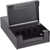 Caixa de montagem de superfície InLine para Keystone 4x RJ45 preto 76202X