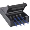 Caixa de montagem de superfície InLine para Keystone 4x RJ45 preto 76202X