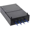 Caixa de montagem de superfície InLine para Keystone 4x RJ45 preto 76202X