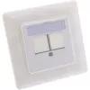 Conjunto de moldura InLine para 2x RJ45 Keystone SNAP-In 90°, branco RAL9010