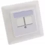 Conjunto de moldura InLine para 2x RJ45 Keystone SNAP-In 90°, branco RAL9010