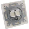 Conjunto de moldura InLine para 2x RJ45 Keystone SNAP-In 90°, branco RAL9010