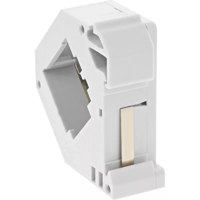 Suporte Keystone InLine para calha DIN, 1 porta, cinzento claro