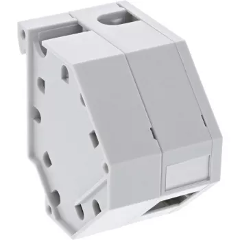 Suporte de módulo Keystone SNAP-In de fibra ótica InLine, 1 porta para calha DIN