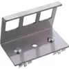 Suporte de calha DIN Snap-In Keystone metálico InLine 76203E, triplo