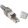 InLine Ficha RJ45 Cat.6A 500MHz para montagem no campo blindada 76204A