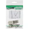 InLine Ficha RJ45 Cat.6A 500MHz para montagem no campo blindada 76204A