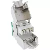 InLine Conector fêmea RJ45 Keystone, blindado, Cat.6A, verde, pack de 8