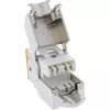 InLine Conector fêmea RJ45 Keystone, blindado, Cat.6A, laranja, pack de 8