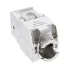 InLine Conector fêmea RJ45 Keystone, blindado, Cat.6A, branco, pack de 8