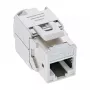 InLine Conector fêmea RJ45 Keystone, blindado, Cat.6A, branco, pack de 8