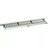 InLine Patch Panel Cat.6 24 portas 19 polegadas 0,5U cinzento-claro RAL7035