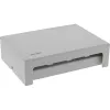 InLine Caixa de ponto de consolidação de secretária 8x Keystone RJ45, metal, RAL7035