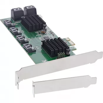 InLine Placa de interface, controlador 8x SATA 6Gb/s, PCIe 2.0 (PCI Express)