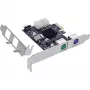 InLine Placa de interface 2x PS/2 USB header PCIe macho 0,48 Gbit/s