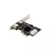 InLine Placa de interface 2x PS/2 USB header PCIe macho 0,48 Gbit/s