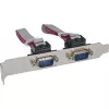 InLine Placa de interface 1 porta paralela 25 pinos + 2 portas série 9 pinos PCIe