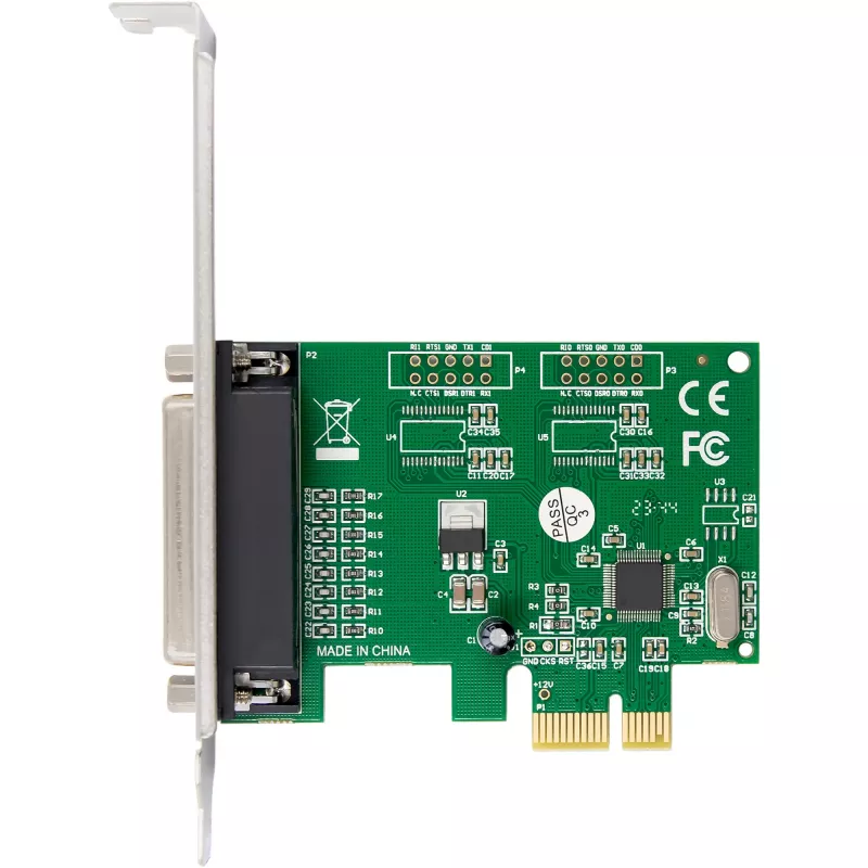 Adaptador paralelo interno InLine 76625E PCIe macho WCH CH382L