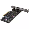 InLine 76660N Placa de interface M.2 interna PCIe macho 64 Gbit/s