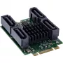 InLine 76660U Placa de interface SATA interna M.2 para SATA 6 Gbit/s