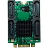 InLine 76660U Placa de interface SATA interna M.2 para SATA 6 Gbit/s