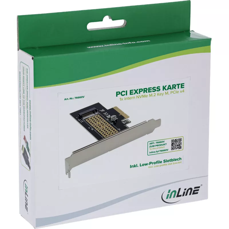 InLine 76660V Placa de interface M.2 interna PCIe 4 Gbit/s