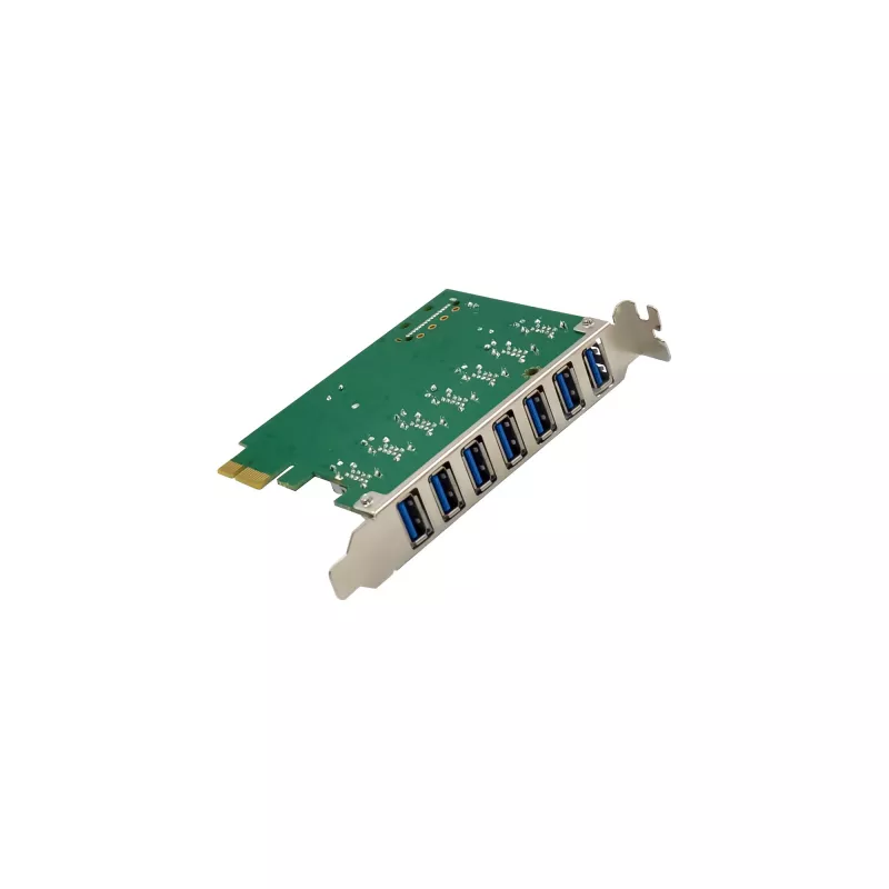 InLine Controlador host USB-A 3.2 Gen.1 7 portas PCIe, alimentação SATA